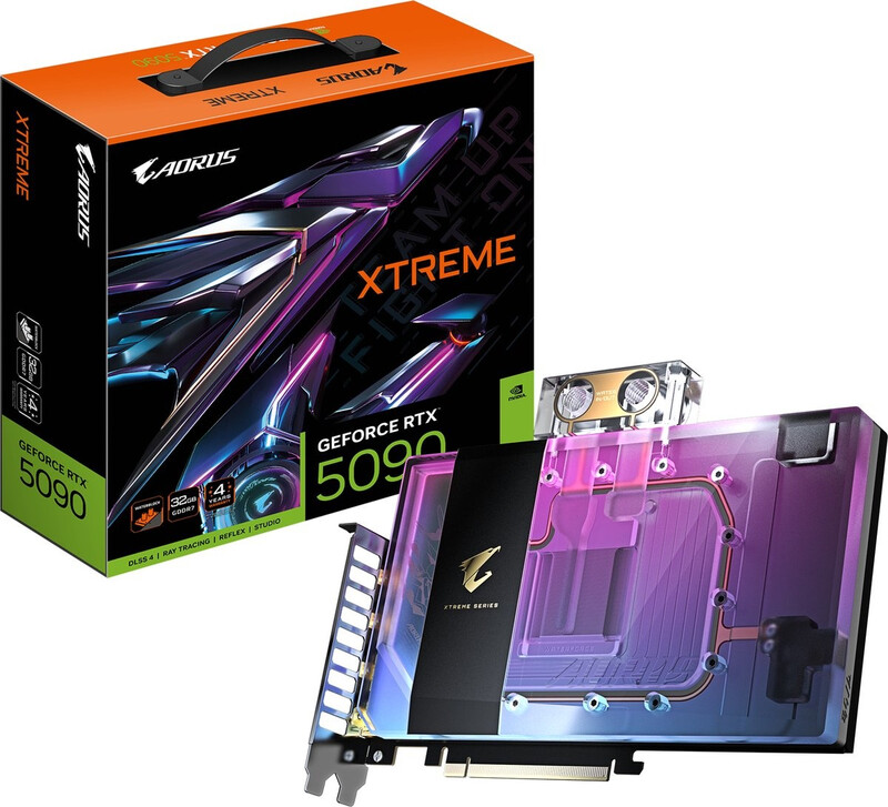 GIGABYTE AORUS GeForce RTX 5090 XTREME WATERFORCE WB 32G Grafikkarte