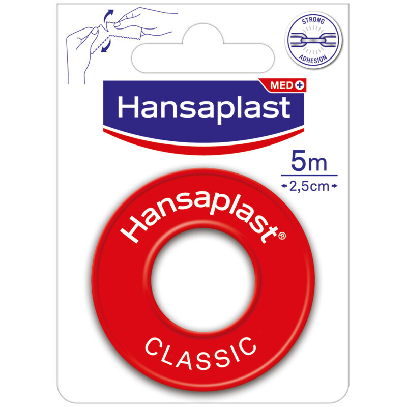 Hansaplast Classic Fixation Tape 5m x 2.5cm