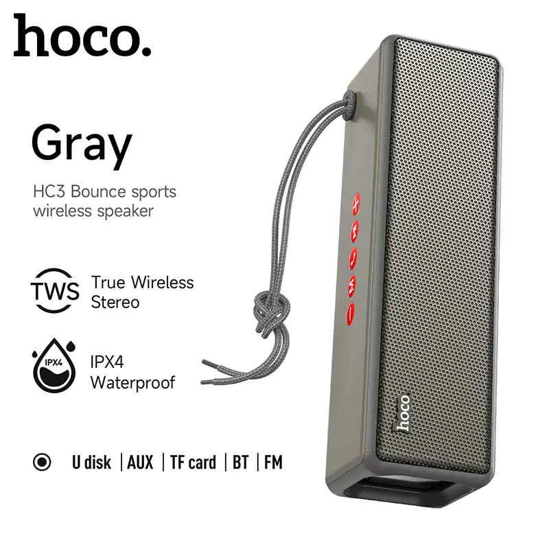 HC3 Bounce Sports Wireless Speaker - Gray