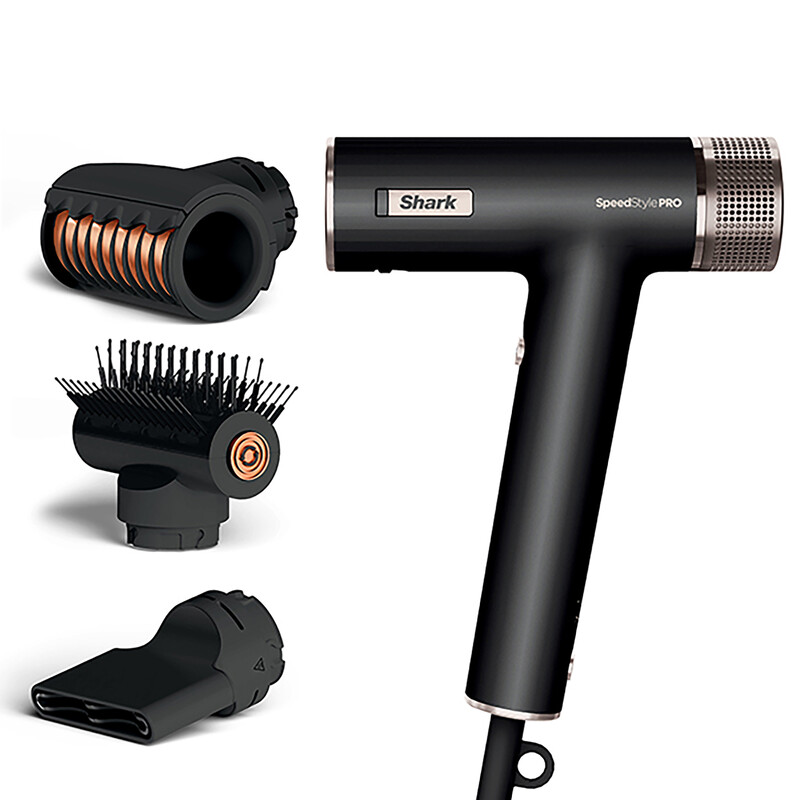Shark SpeedStyle Pro 3 in 1 High Velocity Hair Dryer System HD731UK, Black