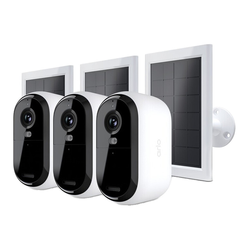 Caméra de surveillance 3 caméras Essential 2K+3 Panneaux sol. - vue 5