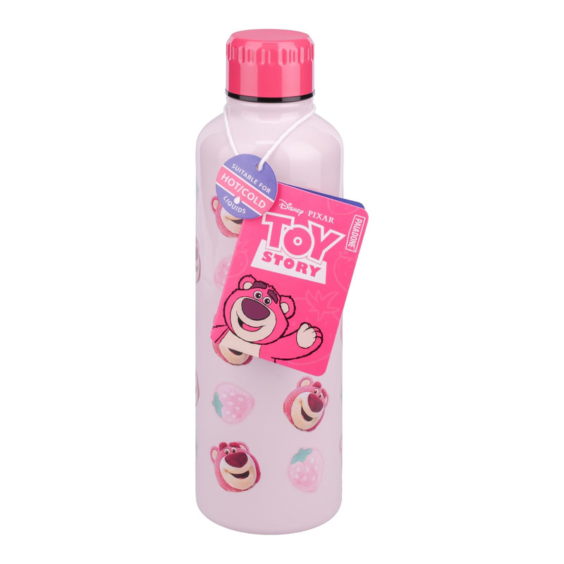 Paladone Toy Story Lotso Metalen Waterfles - 500 mL, Roze