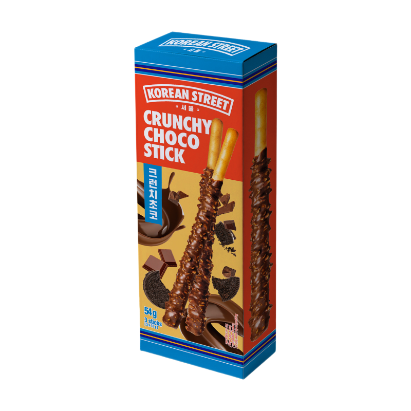 Korean Street Crunky Choco Stick 54g