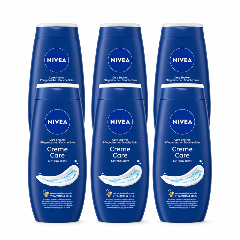 NIVEA Douchegel - Creme Care 250 ml (6-Pack)