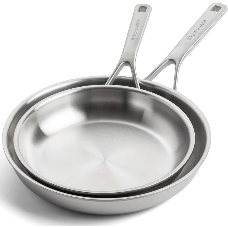 Multiply Frypan Set of 2 Uncoated: Frypan 24cm + Frypan 28cm