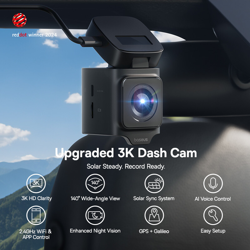 PrimeTrip Series Dashcam Cosmic Black