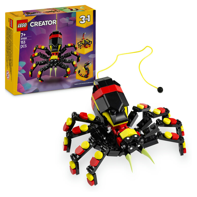 Lego Creator Ville dyr: Overraskende edderkopp 31159 2