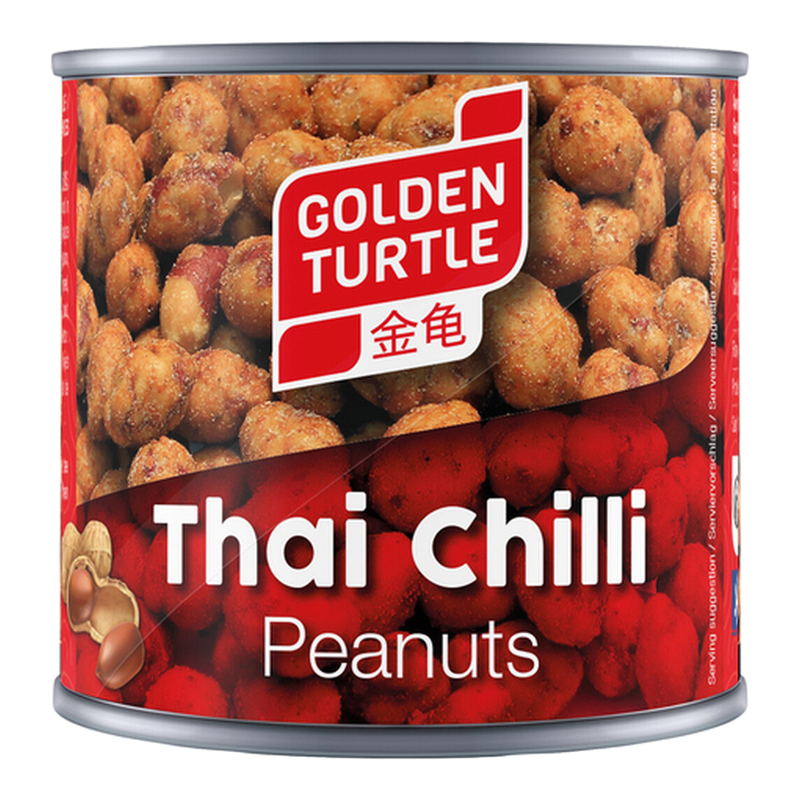 Golden Turtle pinda’s met chili-coating - 140 g