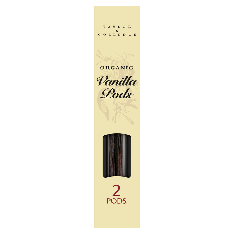 Taylor & Colledge Black/Dark Vanilla Pods 2 Pods