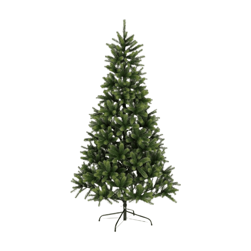 Black Box Trees Sapin de Noël Nagoya - Sapin artificiel avec construction à charnières pour une installation rapide - Décoration de Noël d'intérieur avec aspect complet - H180 x Ø108 cm - Vert