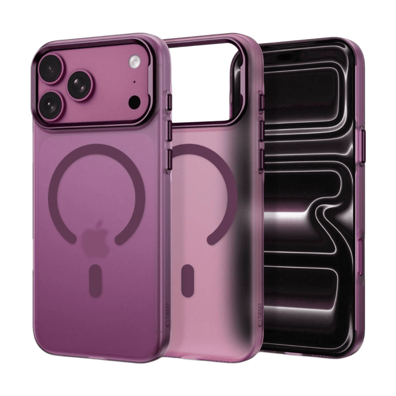 Tech-Protect MagZero MagSafe hoesje voor iPhone 17 Pro Max / 18 Pro Max - Mat burgundy