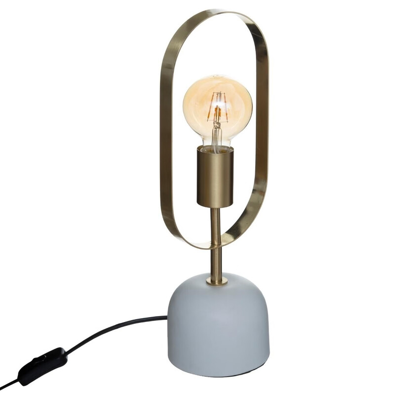 Atmosphera Edi Tafellamp - Goudmetaal, 44 cm