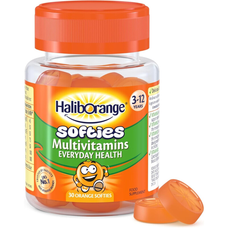 Haliborange Kids Multivitamins Daily Health Support Orange Softies - 30 Softies