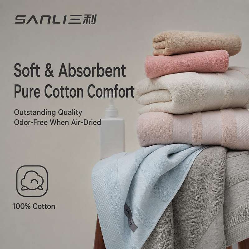SANLI Extra großes, dickes Baumwoll-Badetuch 80×150 cm 530 g Weiches Wickeltuch Dunkelgrau