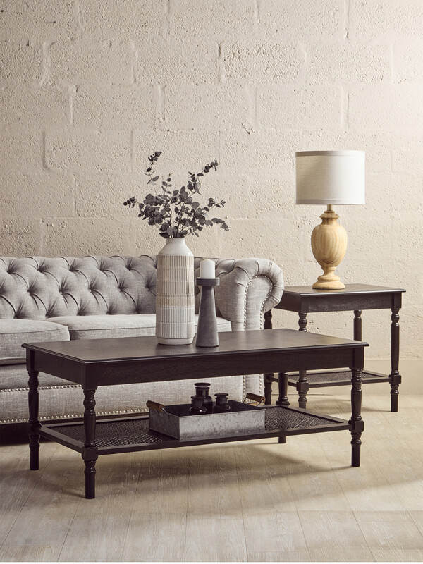 Coffee Table Heritage Rectangle Black