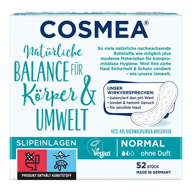 Cosmea Slipeinlagen Regular pH-Balance 52 Stück