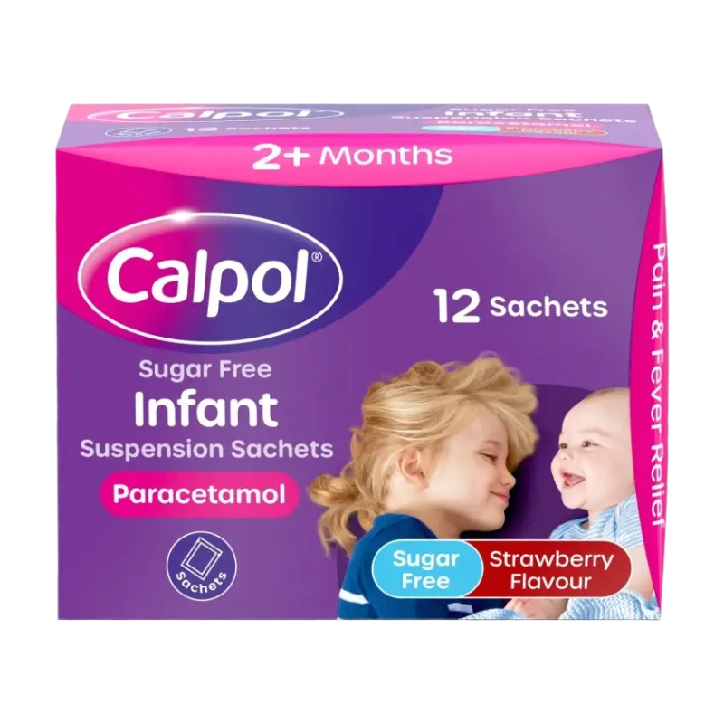 Infant Paracetamol Oral Suspension Sachets Sugar Free for Babies - Pack Size Not Stat