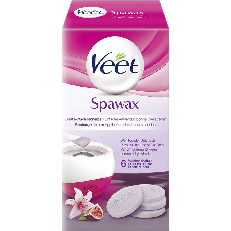 Veet Spawax Ersatz-Wachsscheiben, 6 Stück
