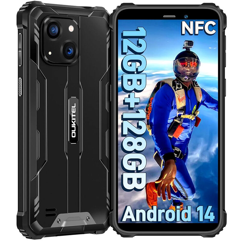 WP32(4+128) Black Rugged Smartphone