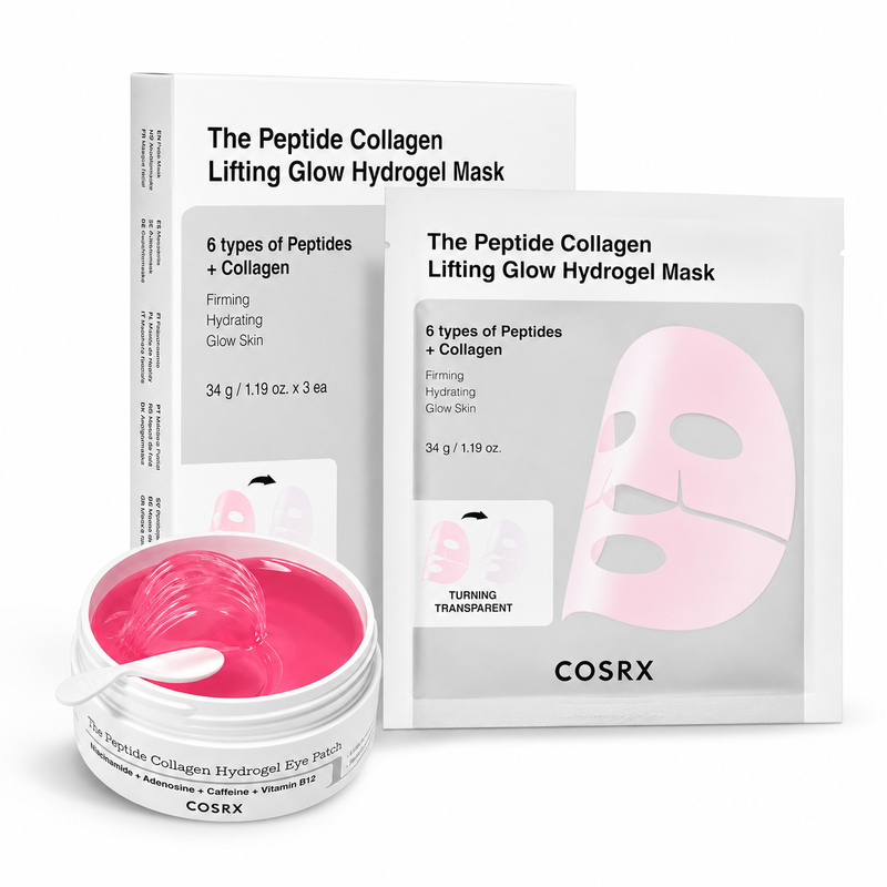 Cosrx Peptide Collageen Oog- & Gezichtshydrogel Verzorgingsset – 2-Delig