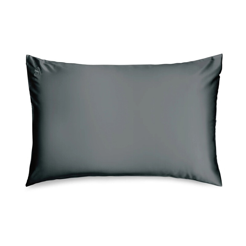 100% Mulberry Silk Pillowcase Charcoal