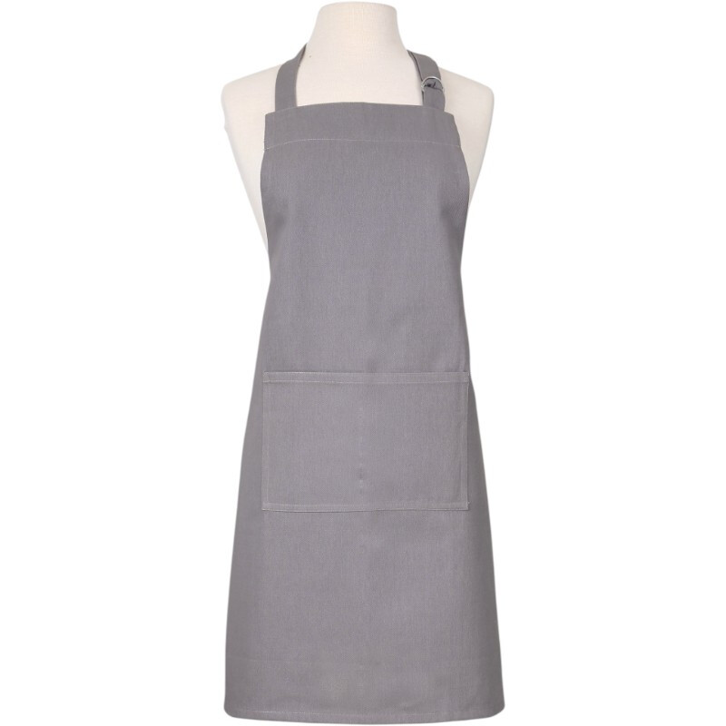 Apron Love Colour 100% Cotton Slate Grey