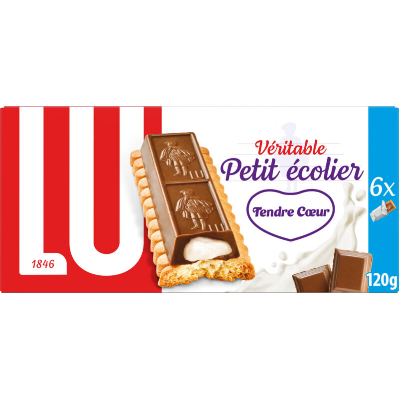 Lu Petit Ecolier Zachte Melkchocolade Koekjes - 120 g
