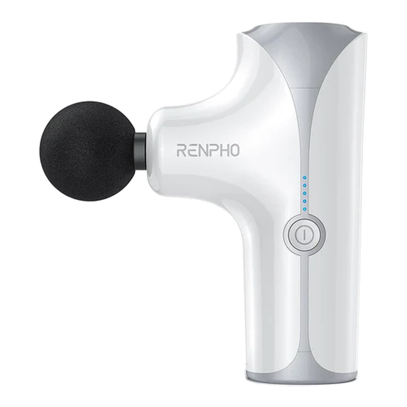 RENPHO RP-GM173 Mini-massagepistool, diepteweefsel, draagbaar, elektrisch, percussie, wit