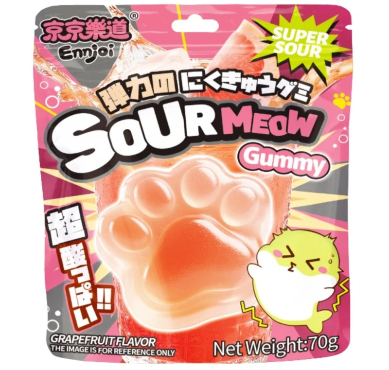 Ennjoi Grapefruit Sourmeow Fruchtgummi 70 g