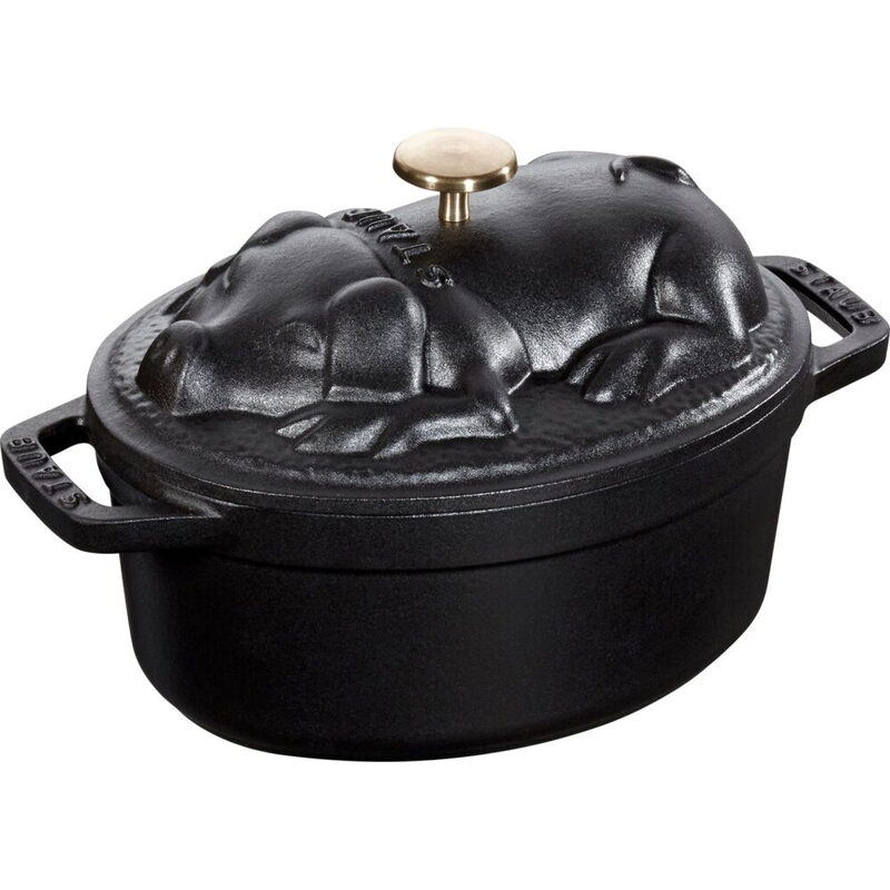 STAUB+ST Cocotte Maialino BLK 17 cm i