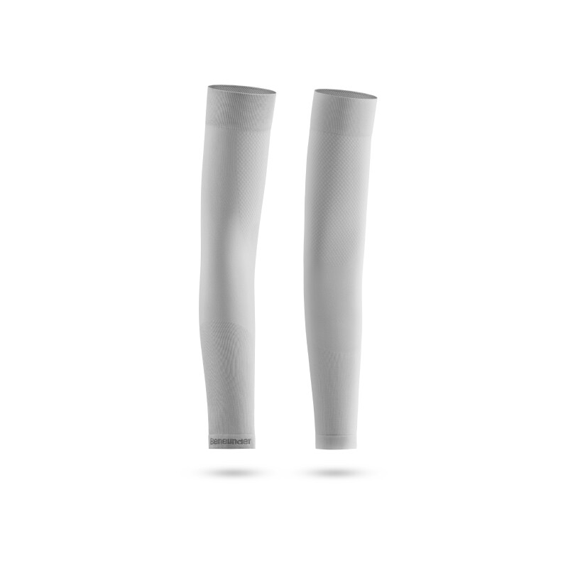 Beneunder summer high-elasticity sun protection sleeve ES370 unisex cycling outdoor sports commuting - vine mist grey - F (one size)