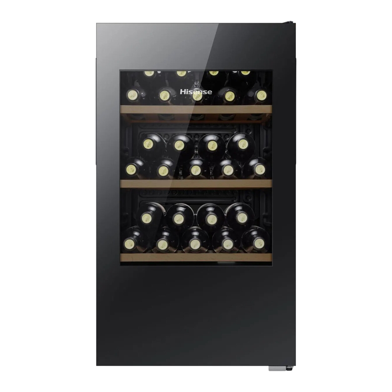 Hisense RW12D4NWG0 Wine Cooler - Black - G Rated