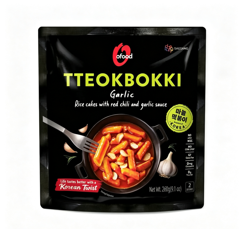 O'Food Garlic tteokbokki 260g