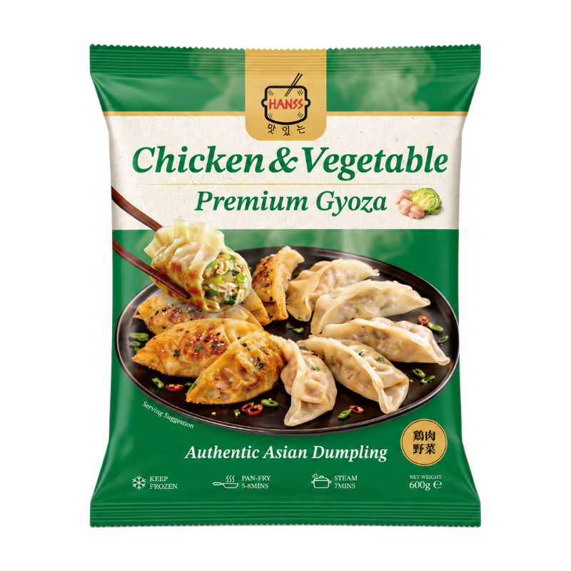 HANSS Hähnchen & Gemüse Premium Gyoza 600g