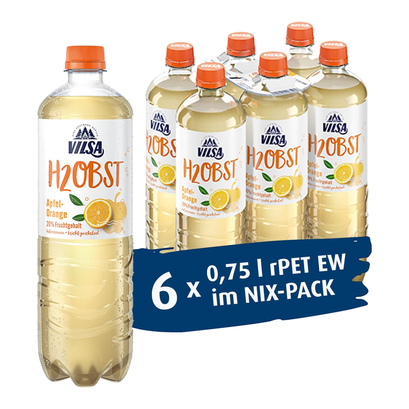 Vilsa H2Obst Orange-Apfel 6x0.75L