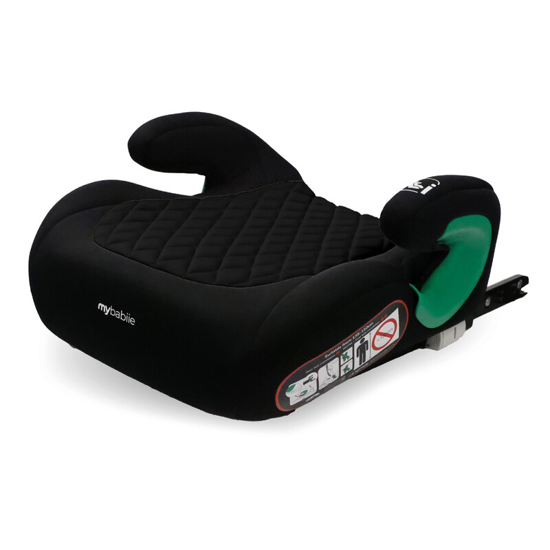 i-Size Booster Max Car Seat 6-12 Years Black Quilted