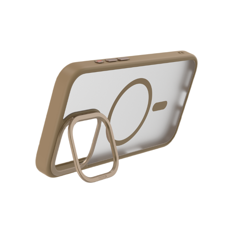 Joy Elegant Magnetic Anti-shock Phone Case - iPhone16 Pro - Desert Titanium