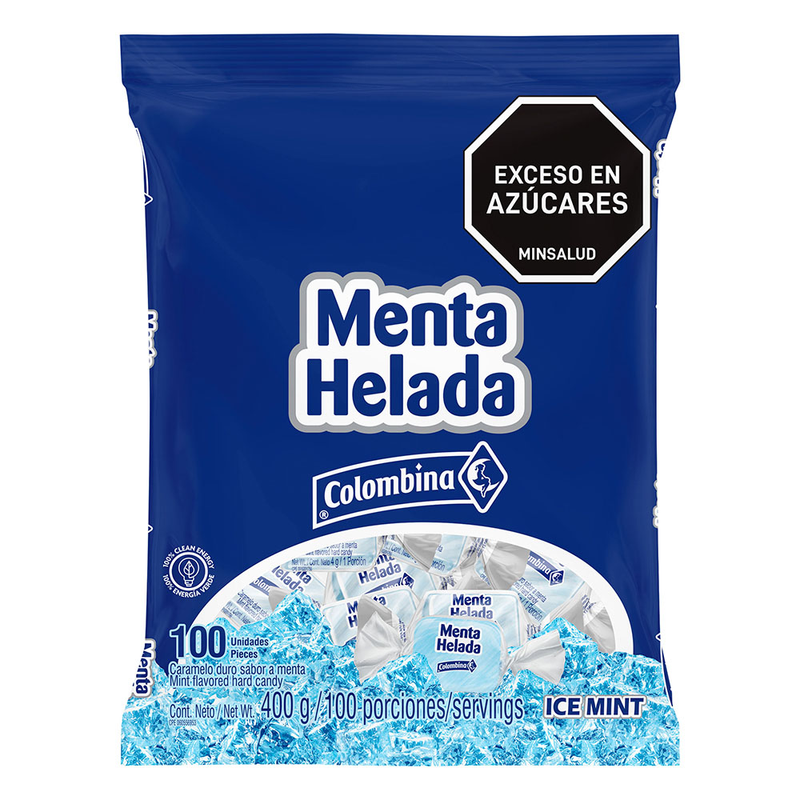 Menta Helada Ice Mints 100s imported from Columbia
