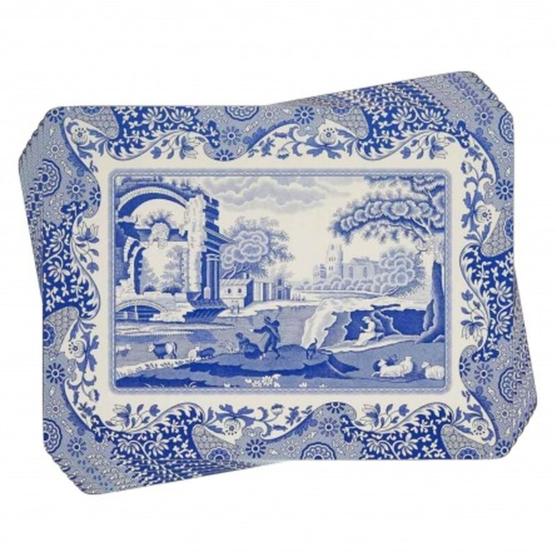 Spode Blue Italian Set of 6 Placemats
