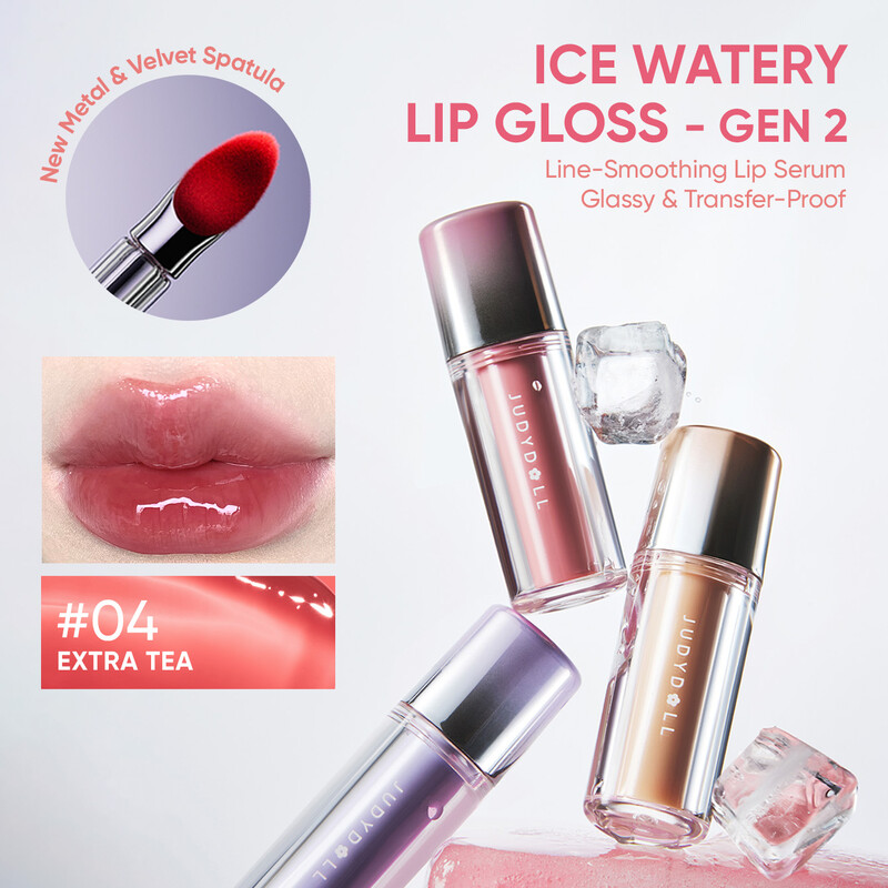 Judydoll Dual Flash Watery Lip Gloss 04