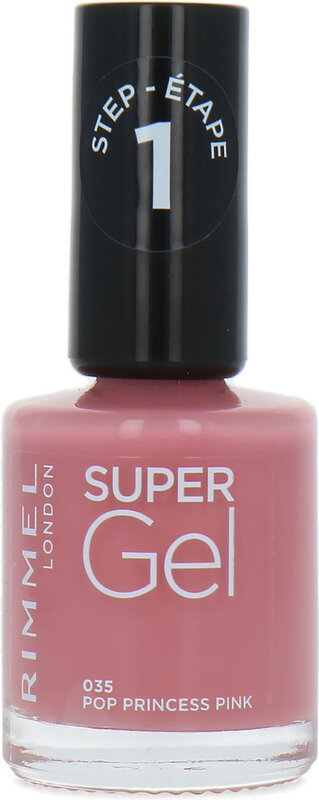 Rimmel Super Gel Nagellak 035 Pop Princess Pink - 12 Ml