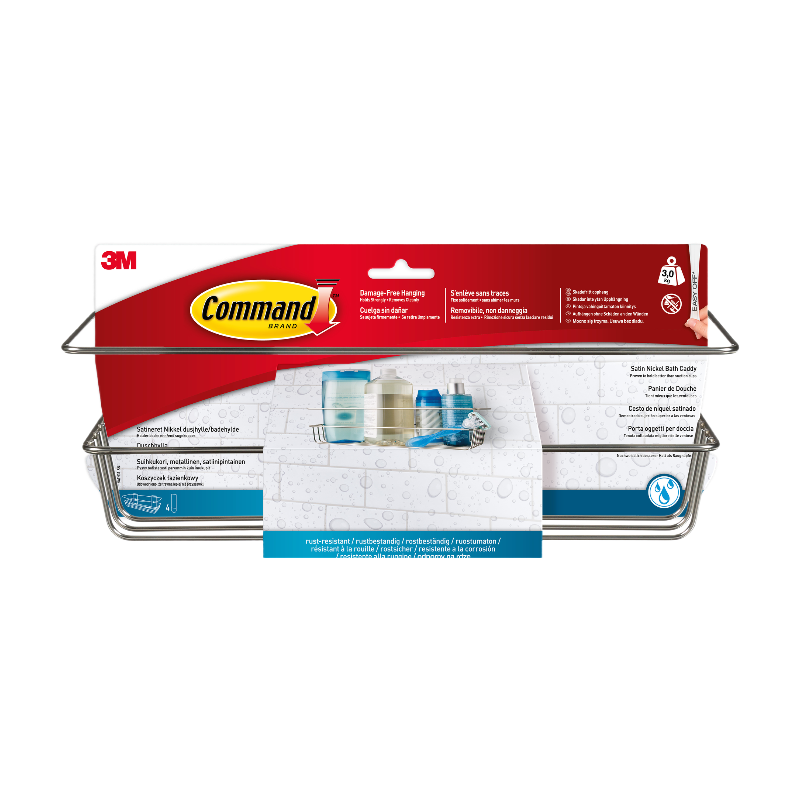 Baderoms Caddy – Rask Montering, Plassbesparende (3m7100225360, 4 Eske)