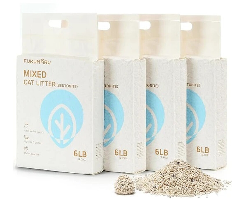 Tofu Cat Litter， Strong Clumping Cat Litter Pellets， Effective Odor Control， Ultra Ab