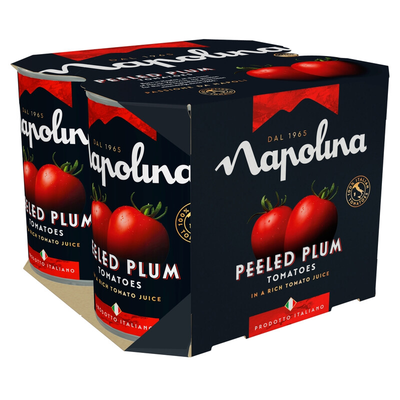 Peeled Plum Tomatoes 4x400g