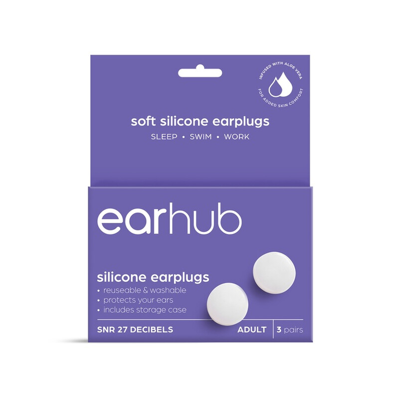 Sleepwell Soft Silicone Earplugs 3 Pair