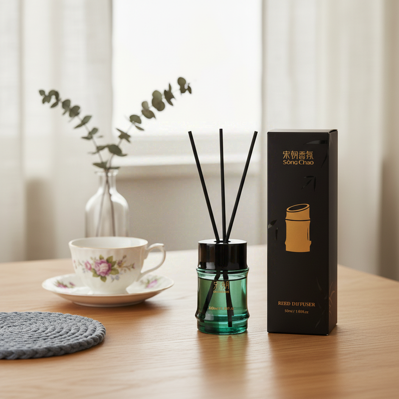 Bamboe Breeze diffuser · premium editie geur: jasmijn na regen 18*5,5*5,5 cm