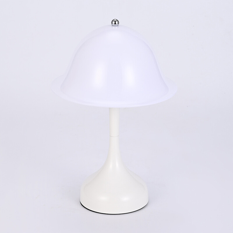 Witte top-hatvormige tafellamp