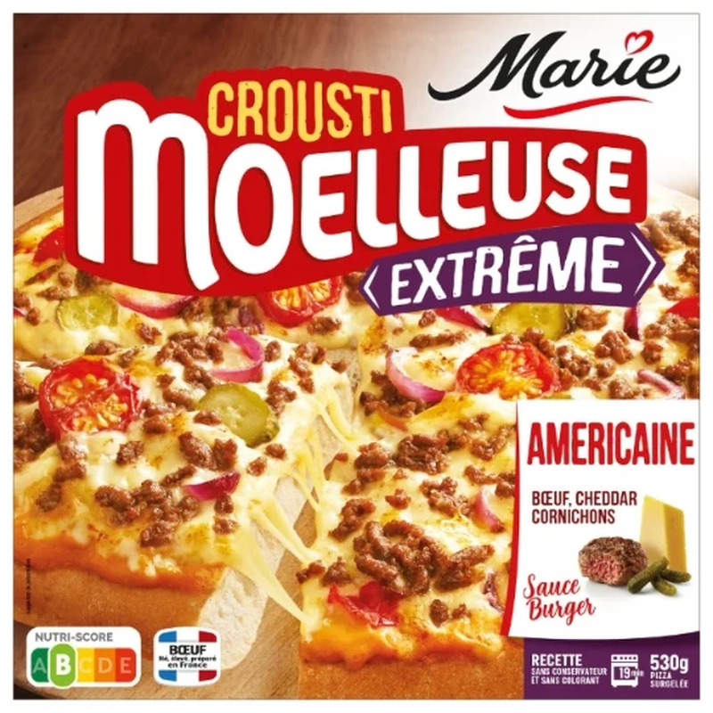 Marie pizza crousti moelleuse à 'américaine