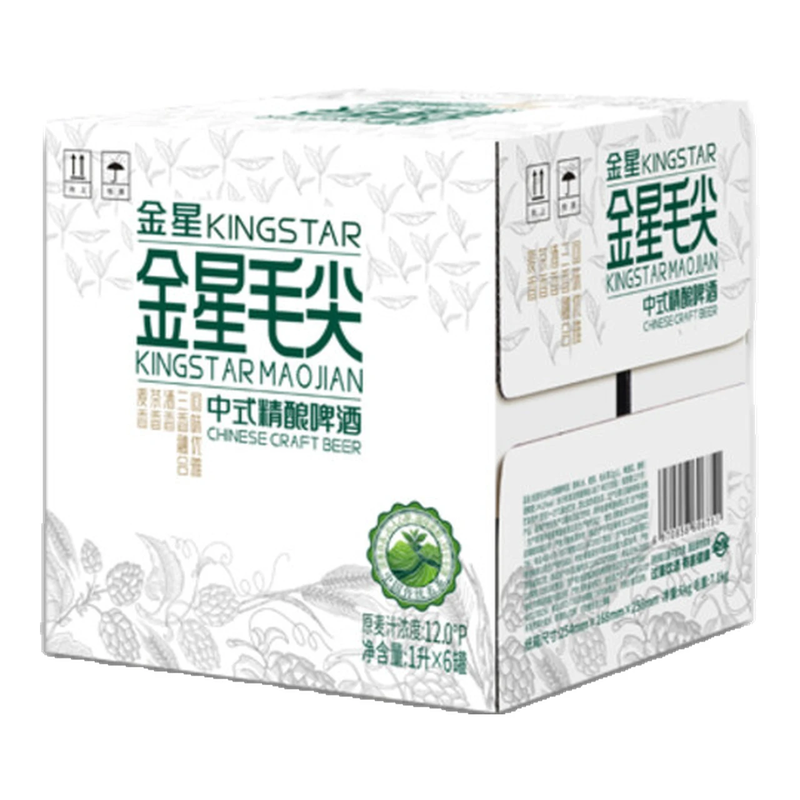 Kingstar Maojian Chinese Craft Beer Full Case 6x1L