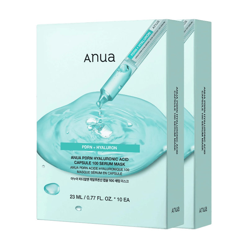 Anua PDRN hyaluronzuur capsule 100 serummasker 23 ml (10 stuks)